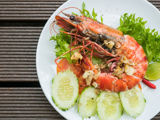 Grilled Tiger prawn