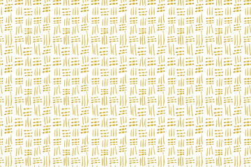 Golden Vector Hand Drawn Pattern