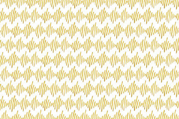 Golden Vector Hand Drawn Pattern