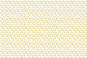 Golden Vector Hand Drawn Pattern