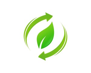 Obraz premium recycle leaf