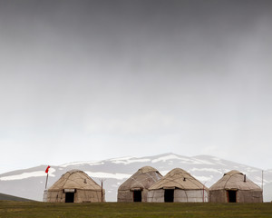 Nice Mountains in Kyrgyzstan country