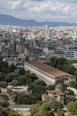 Fototapeta na wymiar vista panoramica di Atene - Grecia