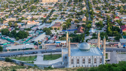 View on Osh the second largest city in Kyrgyzstan