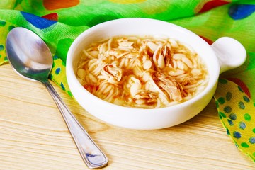noodle soup with chicken