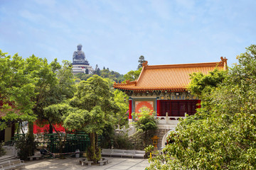 Гонконг, Китай,  Статуя Будды на острове Лантау