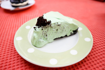mint chocolate Cake or peppermint Cake
