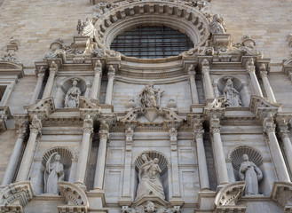 photographs of the catederal de Girona.