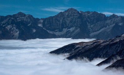 The landscape of Tibetan area in Western China