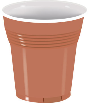 bicchiere di plastica usa e getta