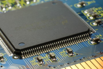 Platine mit Chip
