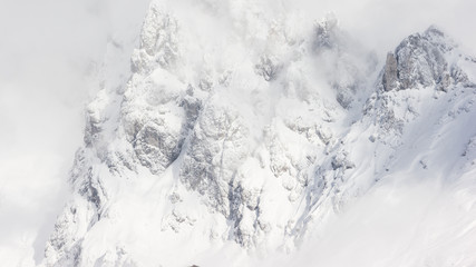Austrian Alps in Salzburger Land in Winter 