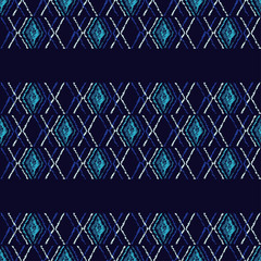 Ethnic boho seamless pattern. Scribble texture. Folk motif. Textile rapport.
