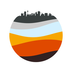 Layers of the earth.