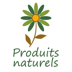 Logo produits naturels.