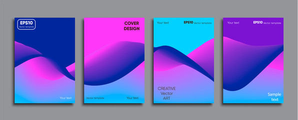 Creative colored cover. Cover design.