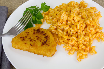 cordon bleu et coquillettes