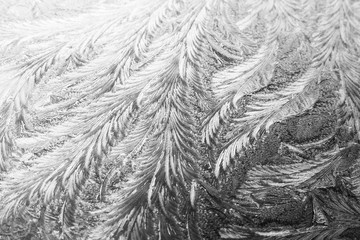 Frost on glass