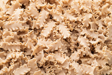 Dry Raw Macaroni Texture Background