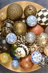 Different bowls of different materials