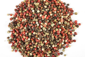 seeds of colored pepper