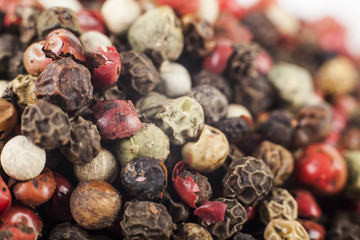 seeds of colored pepper