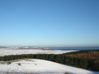 Winterlandschaft - Groß Zicker auf Rügen, Halbinsel Mönchgut