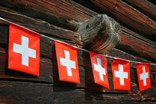 Schweizer Flaggenleine