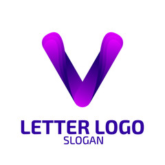 Letter V Logo. Logo Template.