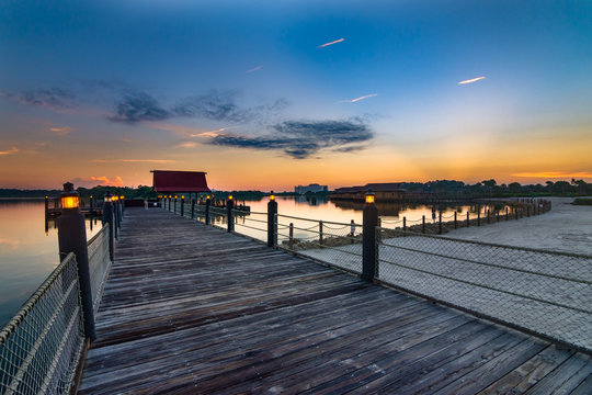 Sunrise Over Seven Seas Lagoon