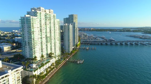 Commercial stock video Miami Beach Florida 4k 24p