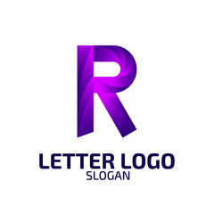 Letter R Logo. Logo Template