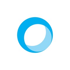 3D blue ring logo
