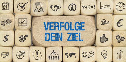 Verfolge dein Ziel / Würfel mit Symbole