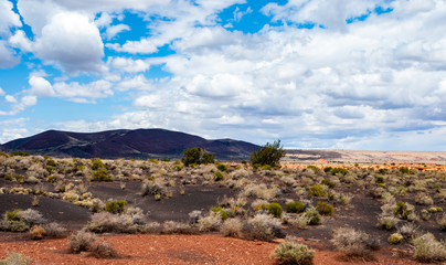 Painted Desert Colorful Desert Landscape Along the Sunset Crater Scenic Drive in Arizona
