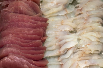 Japanese sushi fish meat