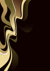 Abstract golden background.Night club poster