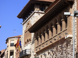 Obraz premium Teruel ,ciudad de Aragón (España) con un importante patrimonio artístico mudéjar, Patrimonio de la Humanidad por la Unesco