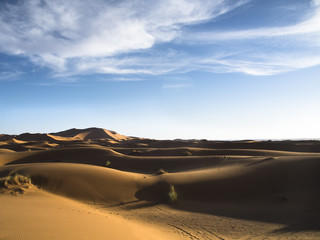 Plakat Wüste Erg Chebbi Marokko