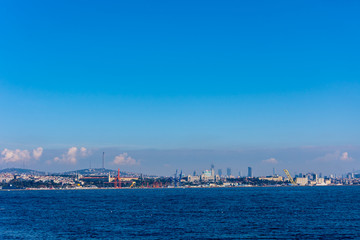 Marmara sea in Istanbul