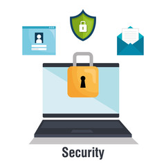 security system concept icons