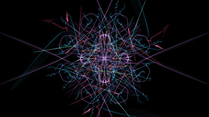 Dark abstraction of clockwork, steampunk design