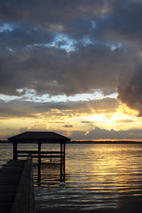 Obraz premium Indian River Sunset