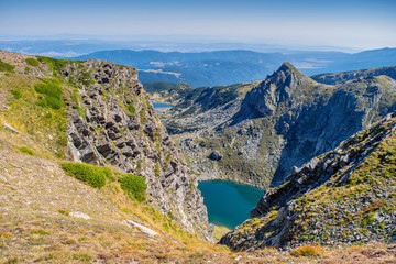 Naklejka premium Rila mountain lakes Bulgaria