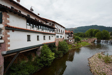 Fototapeta premium Elizondo is a town located in the province and autonomous community of Navarre, northern Spain. 