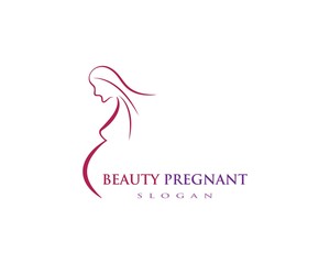 pregnant women vector icon