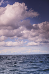 Obraz premium seascape sea horizon and sky.