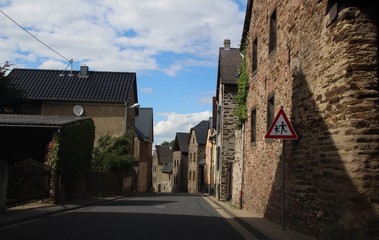 Star&szlig;e in M&uuml;nstermaifeld, Germany