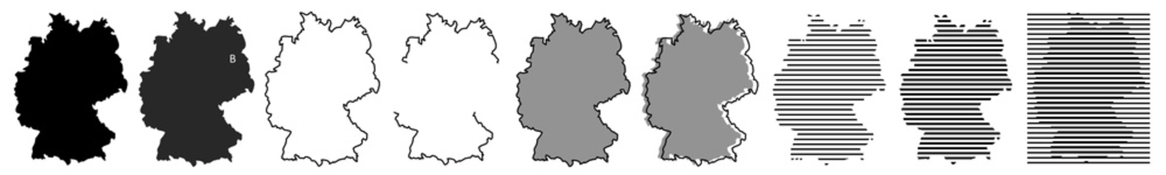 Deutschland | Karte | Variationen