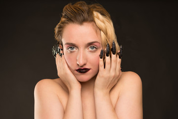 Fototapeta premium Blonde Retro Model